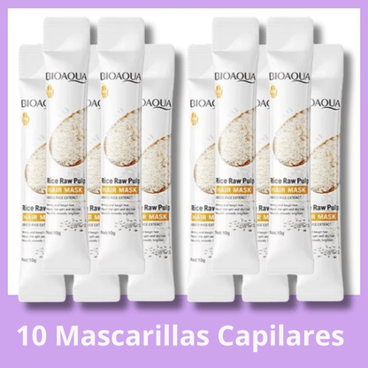 10 Mascarillas Capilares Rice Puree - Newyla