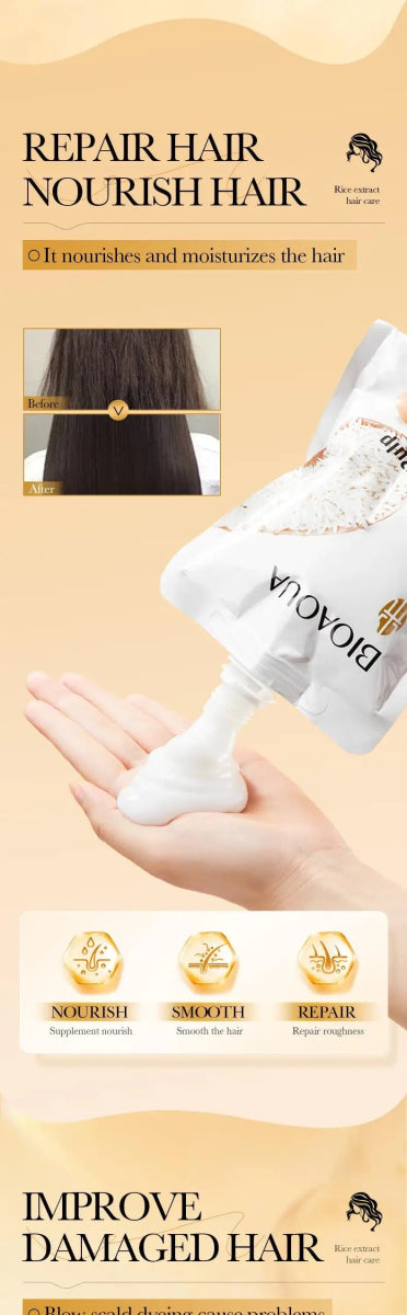 10 Mascarillas Capilares Rice Puree - Newyla