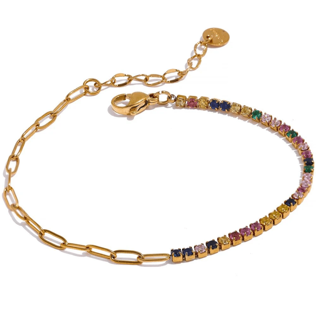 Colorful Tennis Bracelet - Newyla