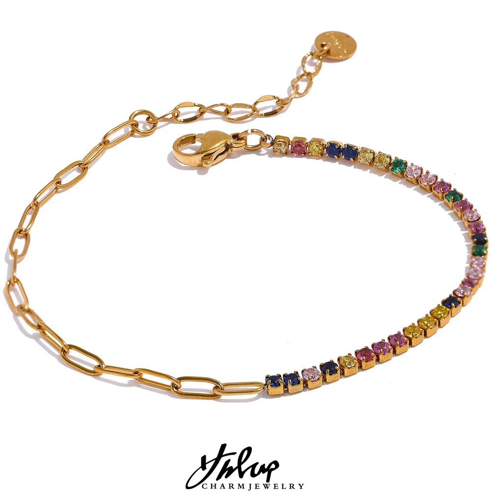 Colorful Tennis Bracelet - Newyla