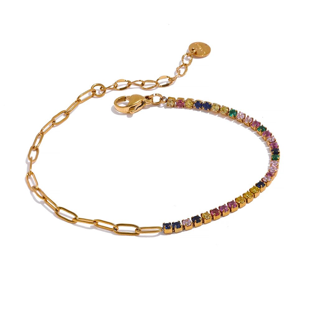 Colorful Tennis Bracelet - Newyla
