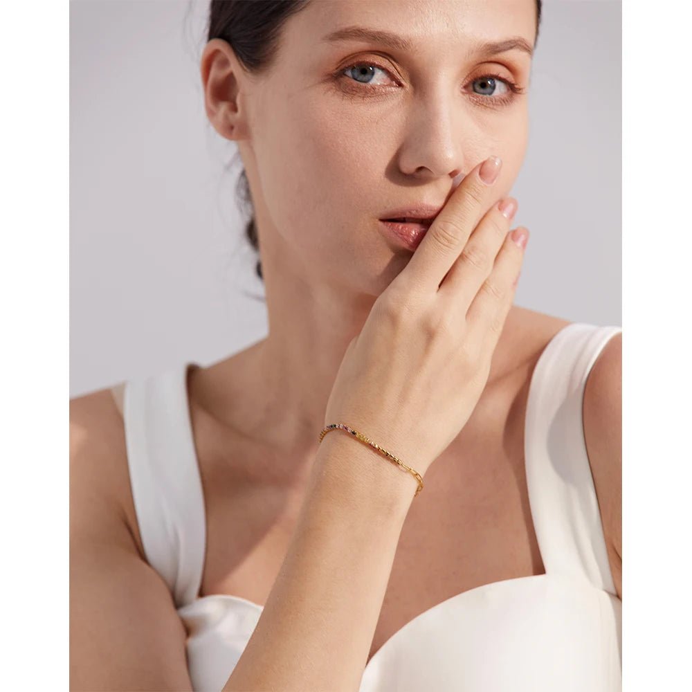 Colorful Tennis Bracelet - Newyla