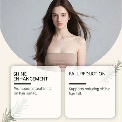 New Rosemary Fluffy Shampoo Gently Cleanses Hair, Naturally Fluffy, Moisturizing, Branching, Radiant And Smooth Shampoo - Newyla