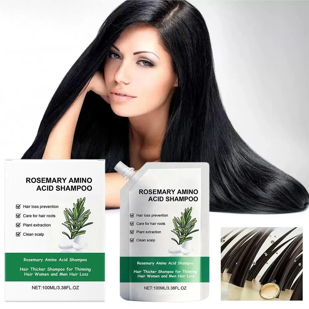 New Rosemary Fluffy Shampoo Gently Cleanses Hair, Naturally Fluffy, Moisturizing, Branching, Radiant And Smooth Shampoo - Newyla